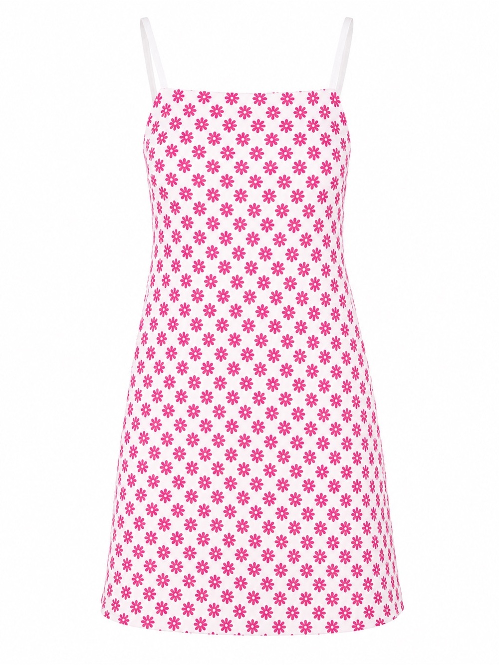 Trixxi Pink & White Embroidered Daisy Mini Dress Large Cottagecore Sundress - Picture 3 of 8